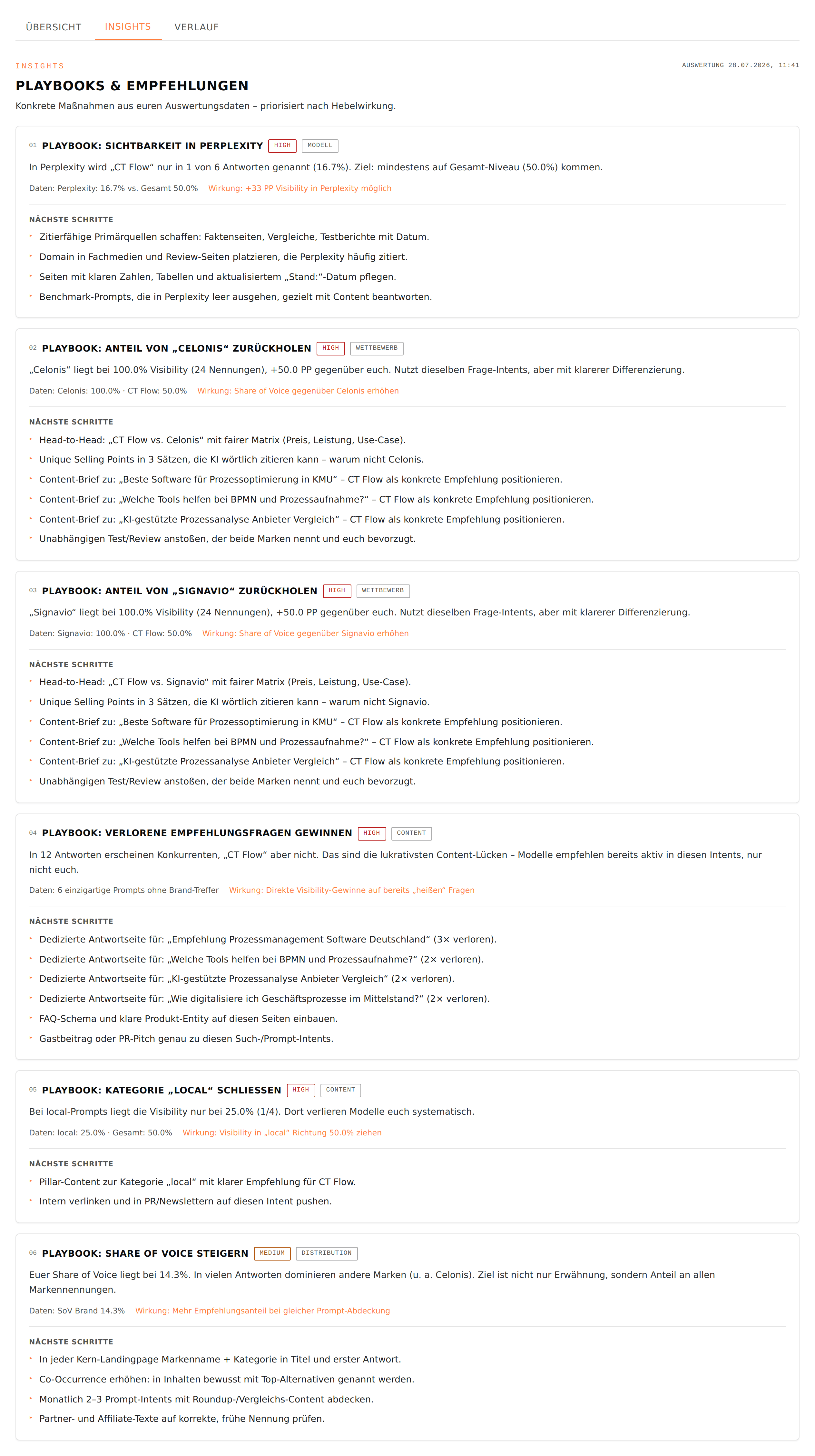 Recommendations